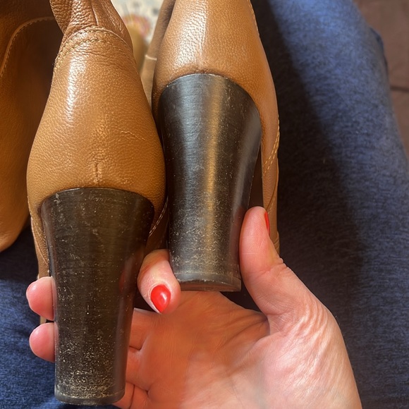 rafe New York Simpson Cognac Soft Leather Slouch Boot size 40 PTOM2424 - Picture 11 of 14